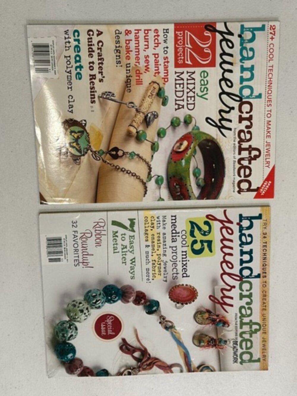 Set of TWO (2) Handcrafted Jewelry Magazine 2009, 2011